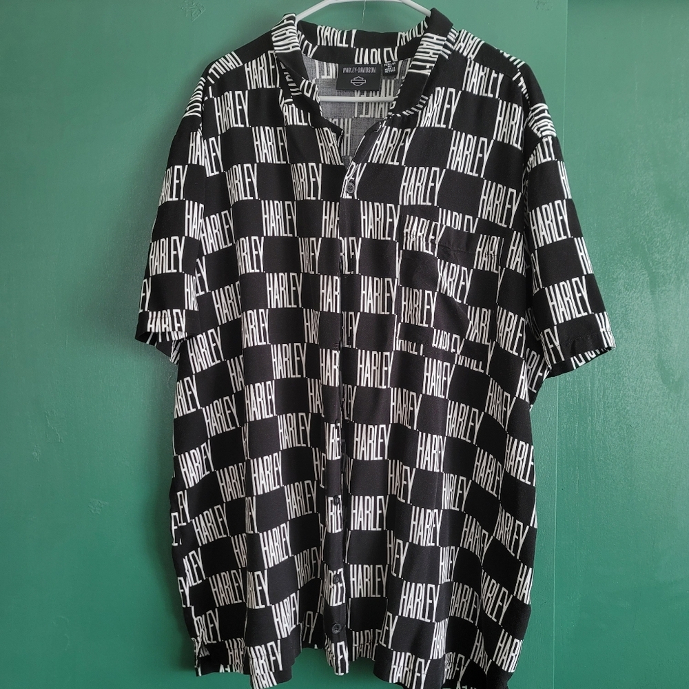 Harley Davidson Mens Size 3x Button UP shirt